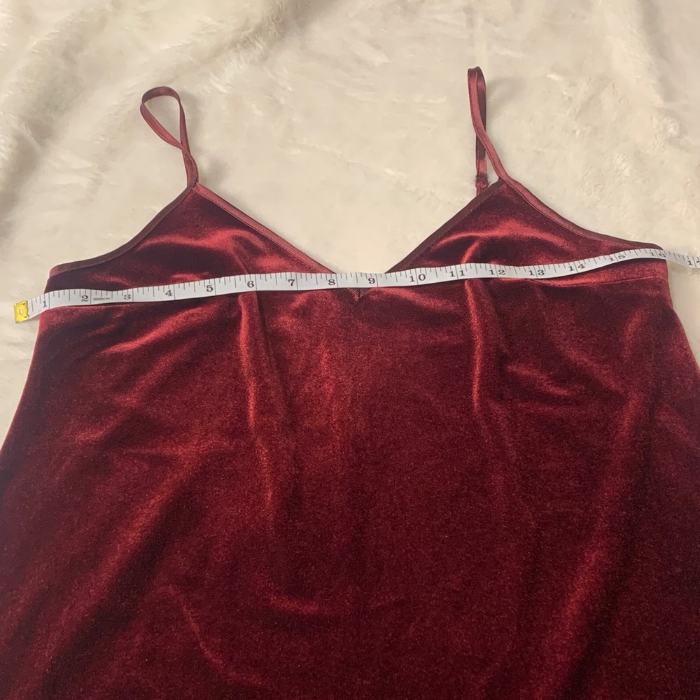 Abercrombie & Fitch Burgundy Mini Dress - Picture 6 of 11